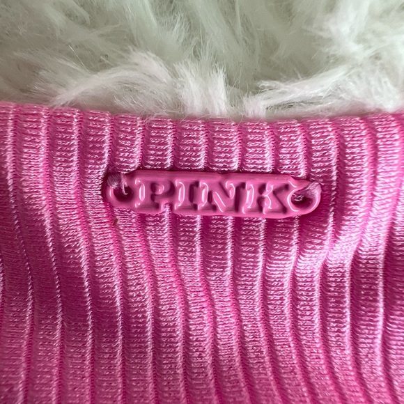 💓Pink💓#Vibrant Pink Ribbed Bikini Bottom - Picture 4 of 5